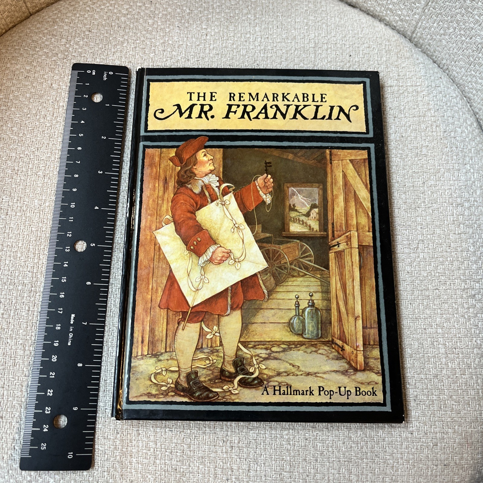The Remarkable Mr. Franklin Hallmark Children’s Pop Up Book Vintage 1970’s
