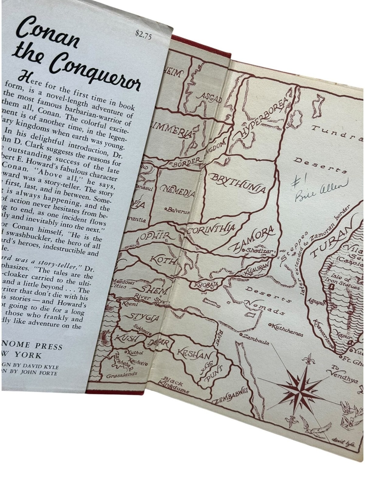 Robert E Howard / Conan the Conqueror 1st Edition 1950