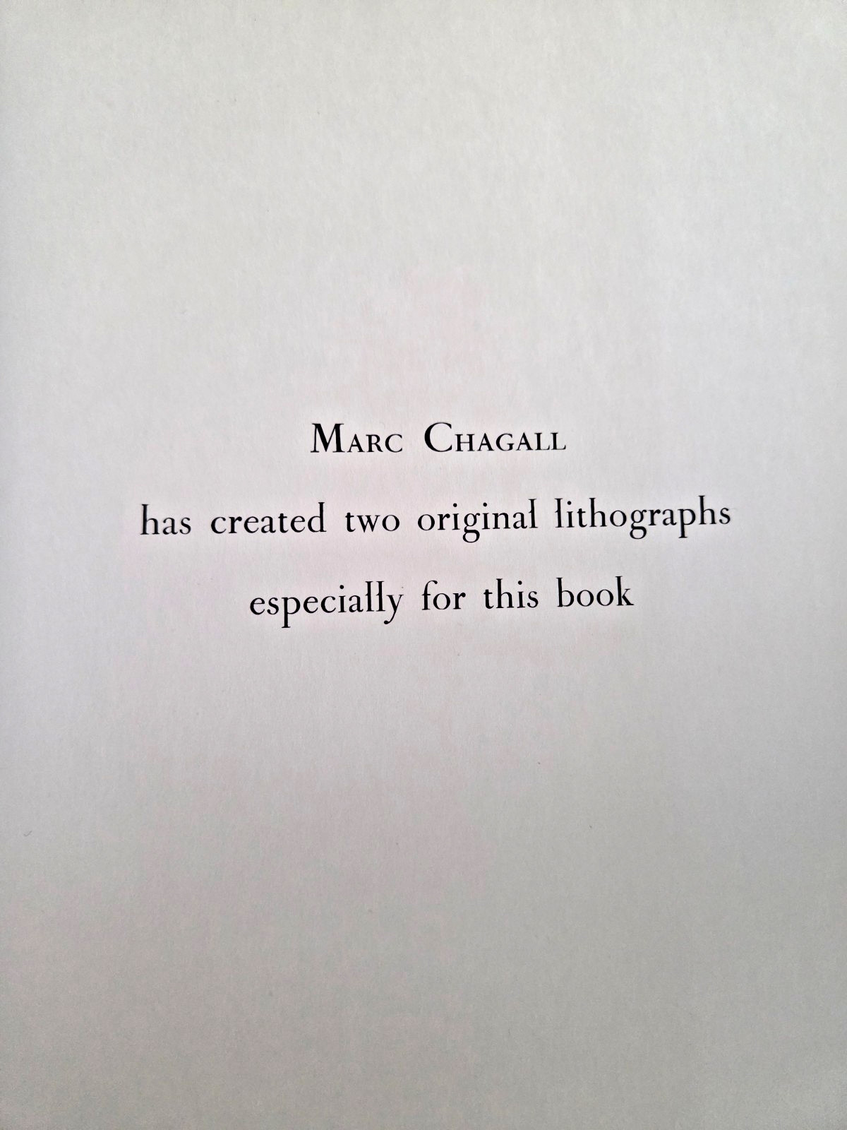 Marc Chagall The Jerusalem Windows 1962 Hardcover Book DJ 2 Original Lithographs