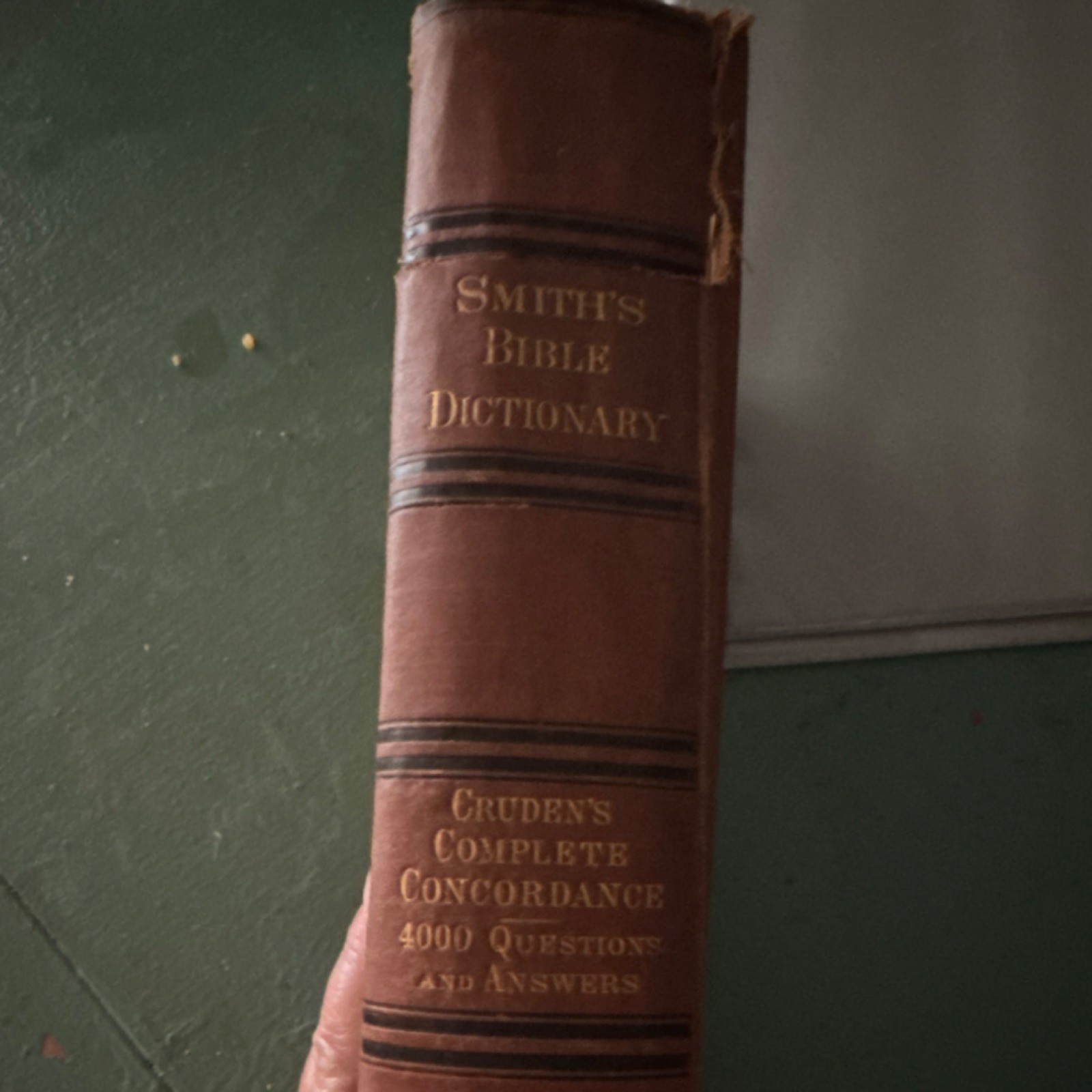William Smith Bible Dictionary Illustrated Hardcover A.J. Holman 1890