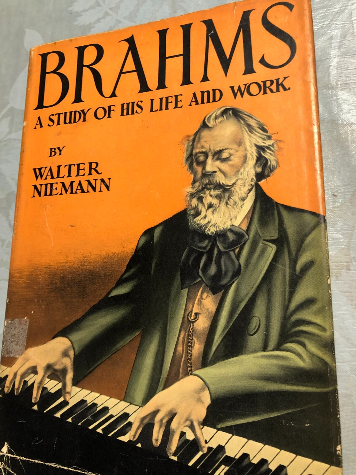 Vintage Brahms by Walter Niemann (1937) Revised, HC w/JACKET!