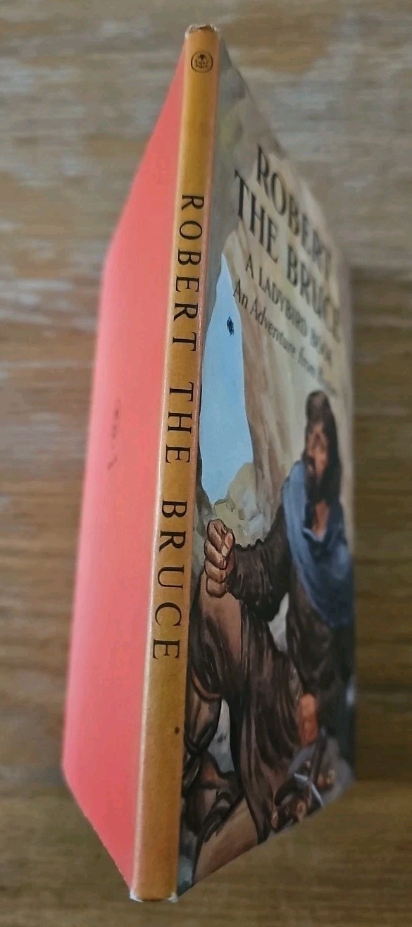 Vintage Ladybird Book Robert the Bruce DJ 561 2’6 First Ed L Du Garde Peach B2