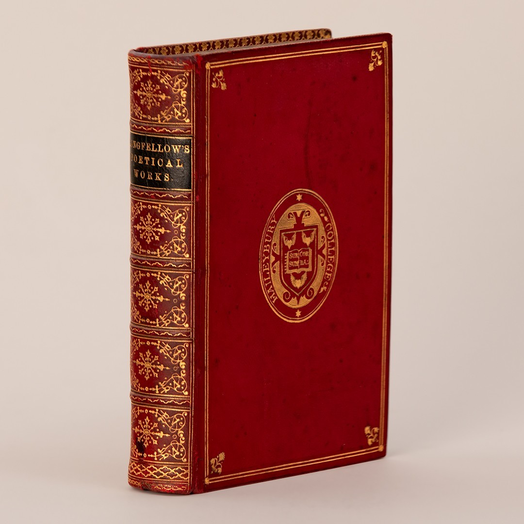 [Fore-Edge Painting] Poetical Works of Henry Wadsworth Longfellow, 1880