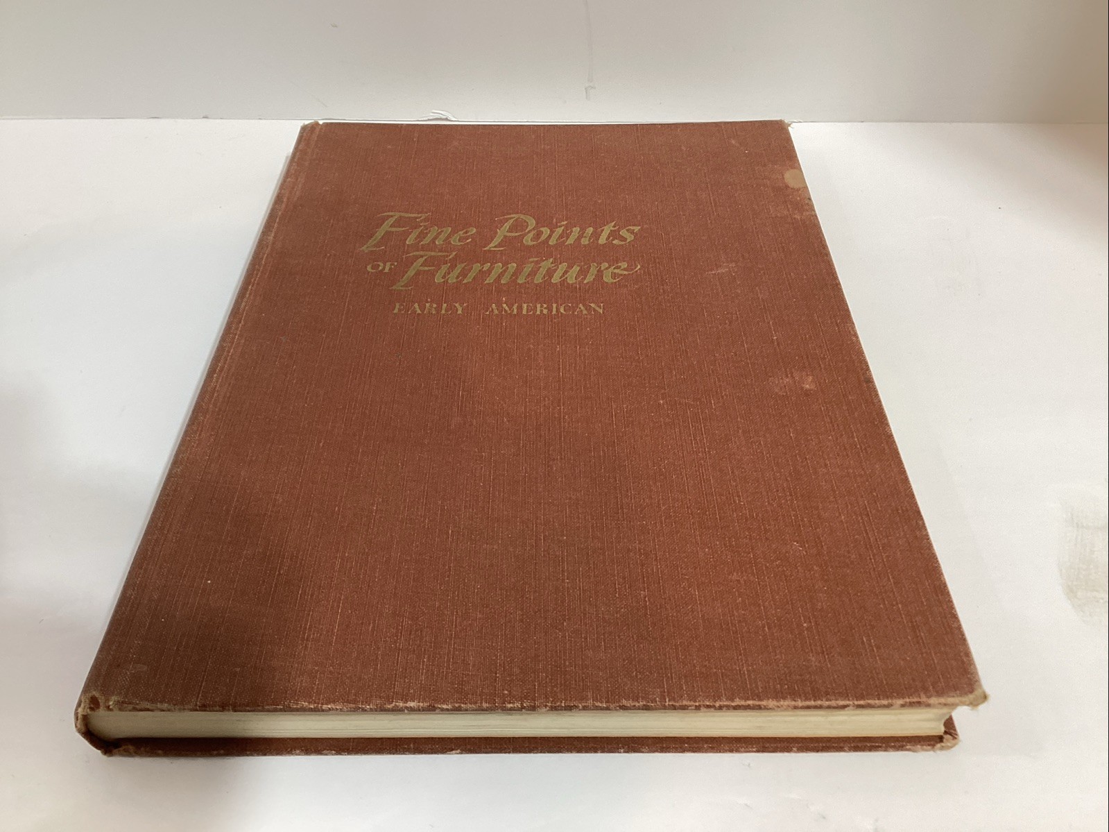 Signed Fine Points of Furniture Early American By Albert Sac , Hard Cover Crown