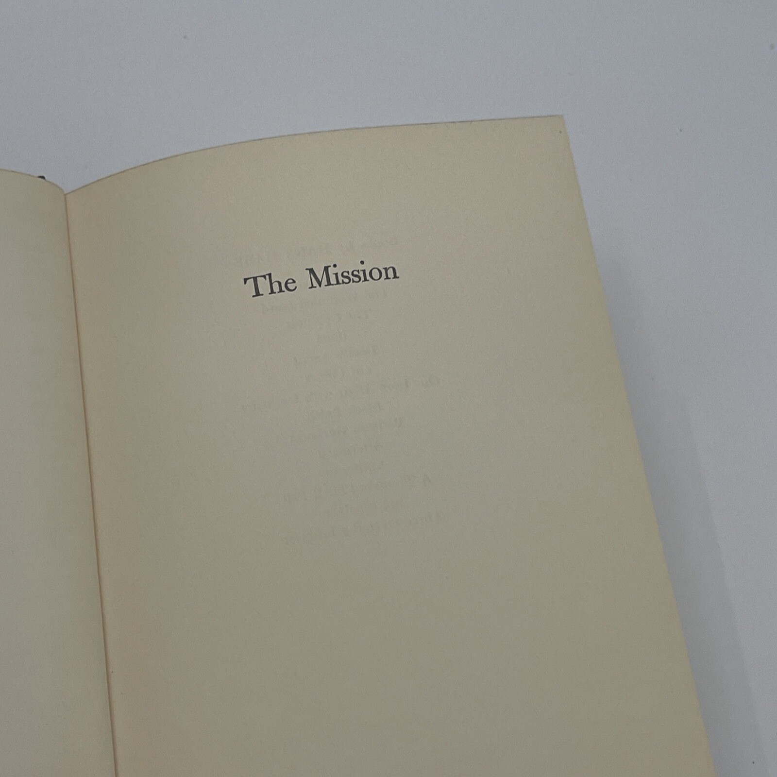 The Mission by Hans Habe 1st American Edition 2nd Impression Hardback W/ Jacket