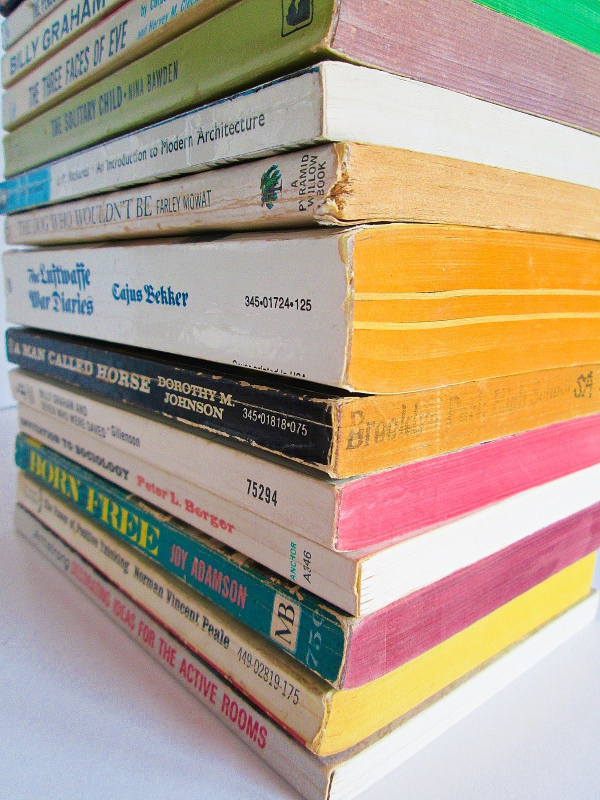 Vintage 1950s 1960s Paperback Books, Mixed Genres and Authors, Lot of 20