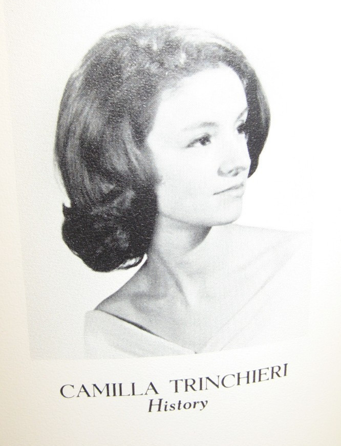 Jong , Trinchieri in 1963 Mortarboard, Barnard College, Columbia U NYC Yearbook