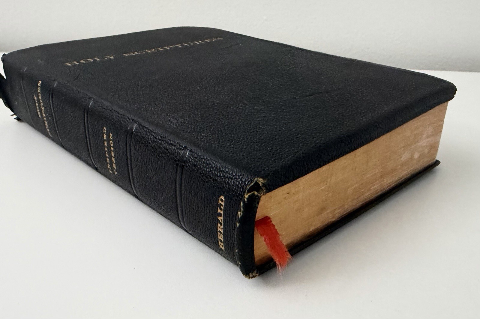 The Holy Scriptures Inspired Version Joseph Smith Jr Herald 1964 Genuine Leather