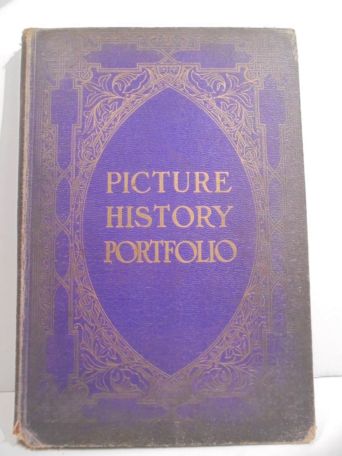 1923 Picture History Portfolio Large Photo Book American History HUGE 480 Pages