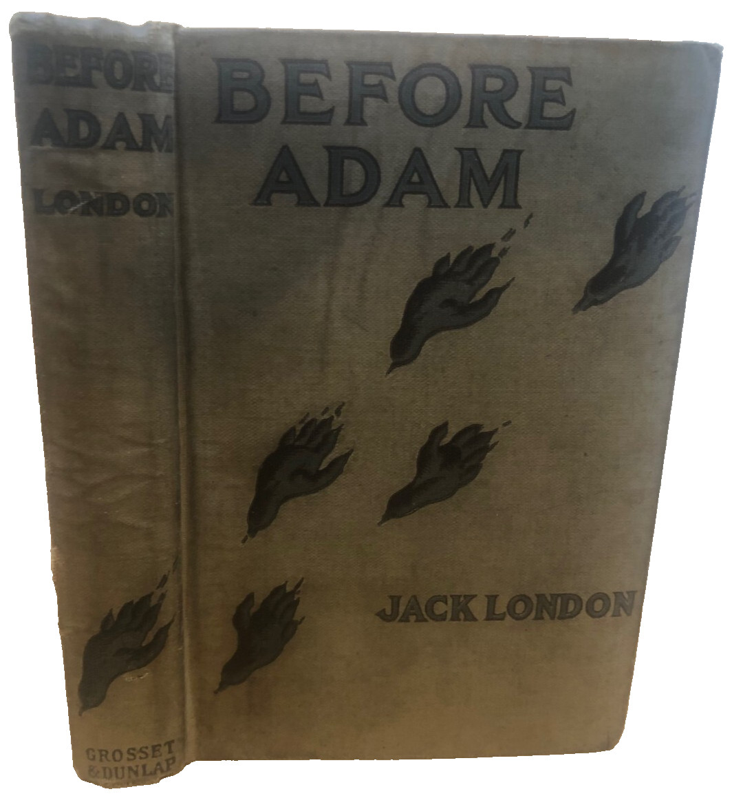 Before Adam Jack London 1912 ANTIQUE OLD LITERATURE