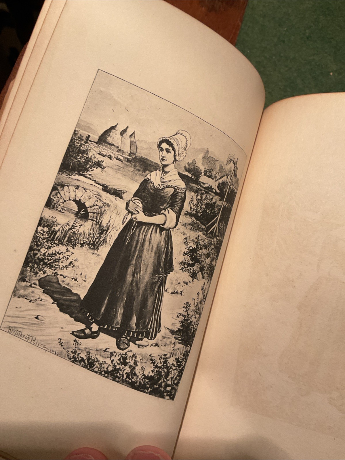 Evangeline By Longfellow. Side Cover. 1893. Good