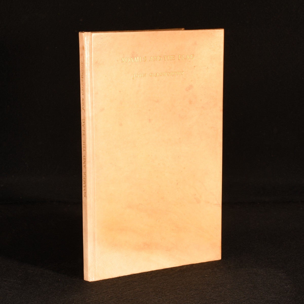 1930 Soames and the Flag John Galsworthy Signed Limited Edition Vellum