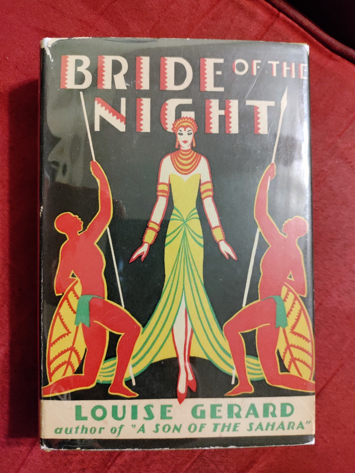 Bride of the Night by Louise Gerard 1930 HCDJ First Edition 2nd Printing
