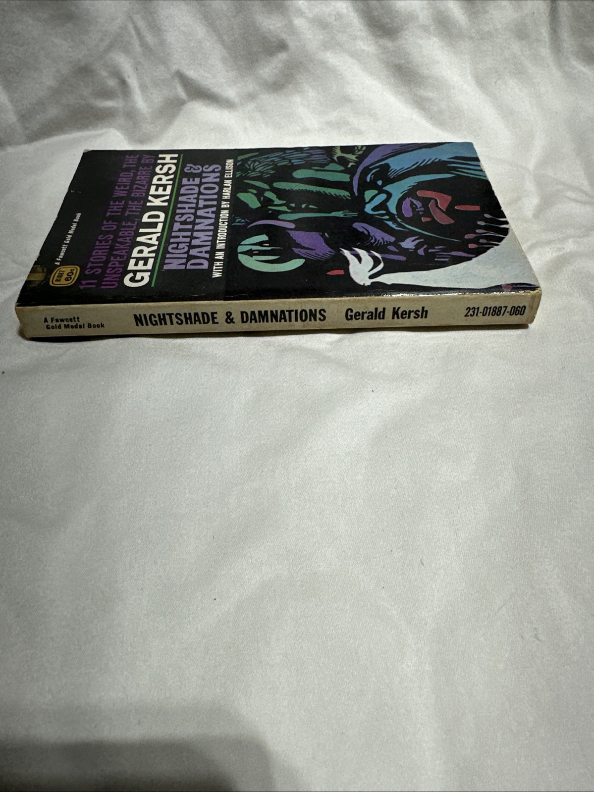 Gerald Kirsch Nightshade Damnations 1968 Fawcett Gold Medal Intro Harlen Ellison