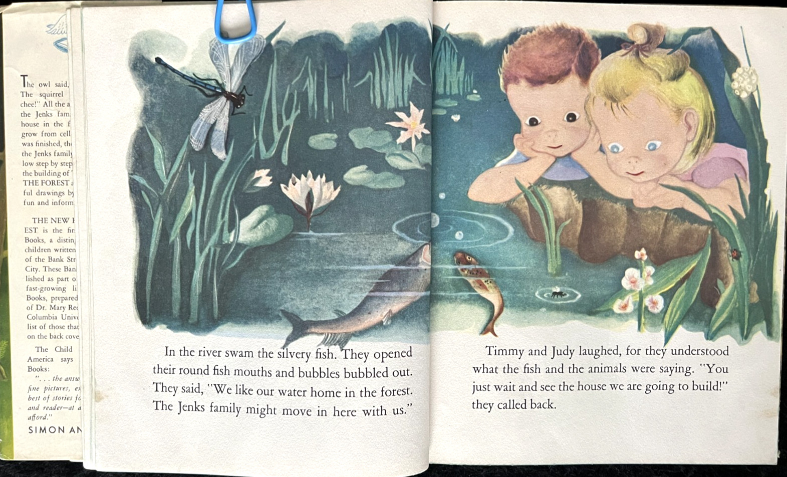 NEW HOUSE IN THE FOREST ~ w/ dust jacket ~ Little Golden Book #24, Eloise Wilkin