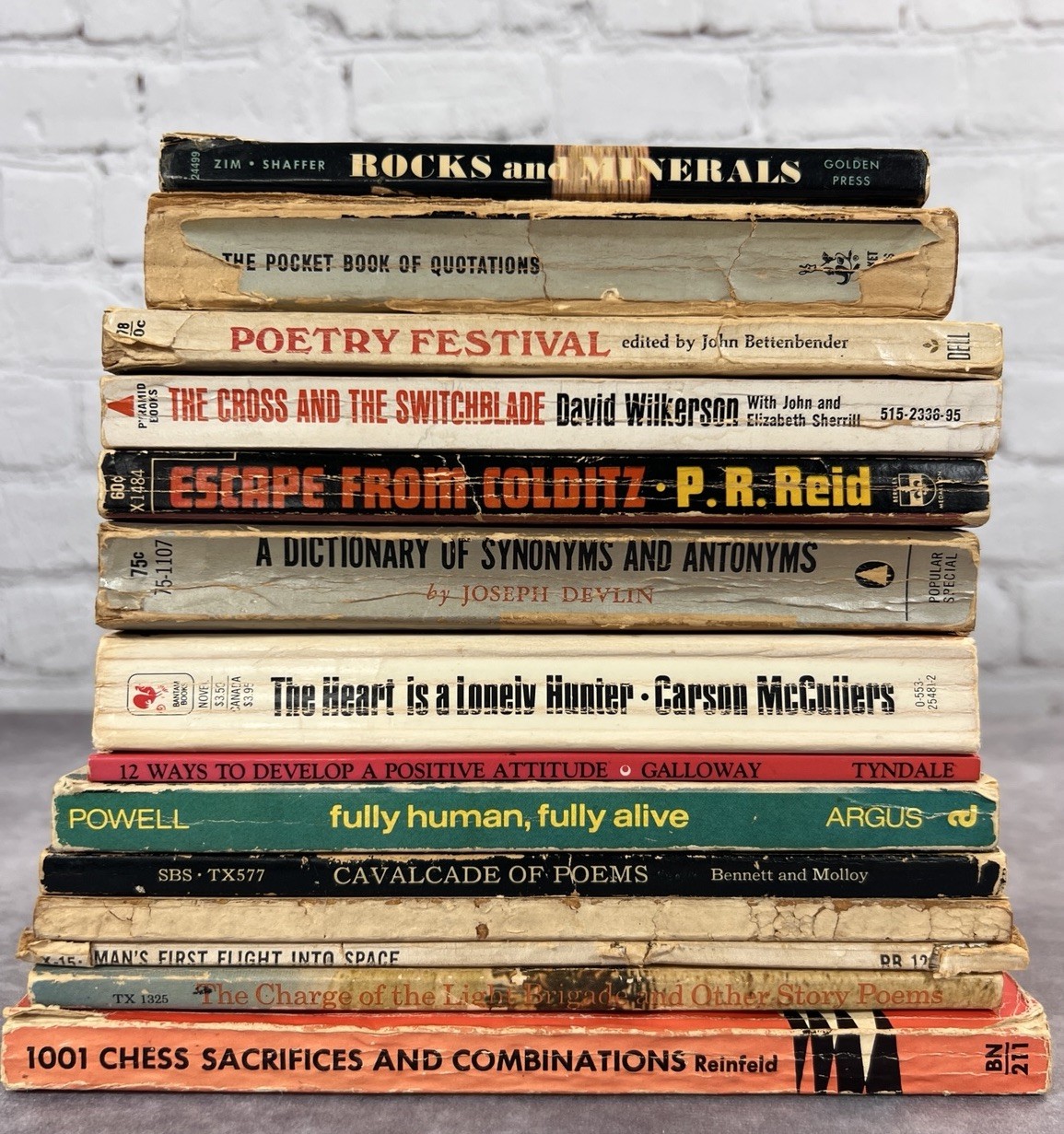 14 Vtg Misc Scholastic Paperback Pocket Book Publishing Poems Secret Writing