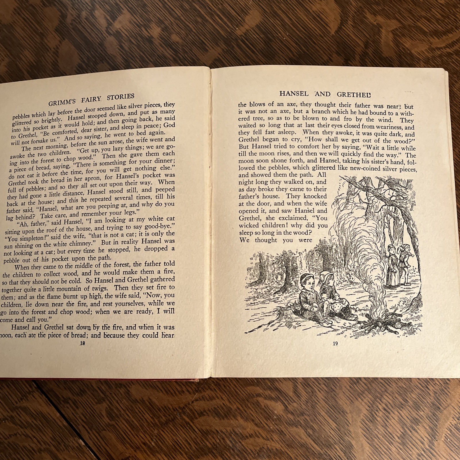 Grimm’s Fairy Stories 1922 Tales John Gruelle R Emmett Owen Red Cloth Hardcover