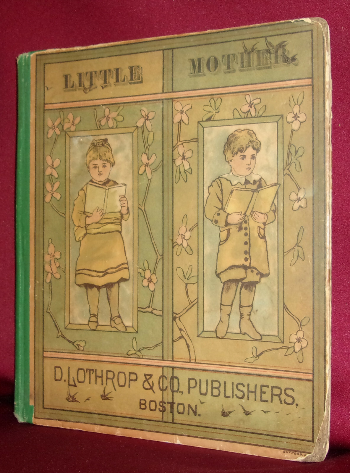 Phebe F. McKeen LITTLE MOTHER & HER CHRISTMAS Illustrated Engravings Children HC