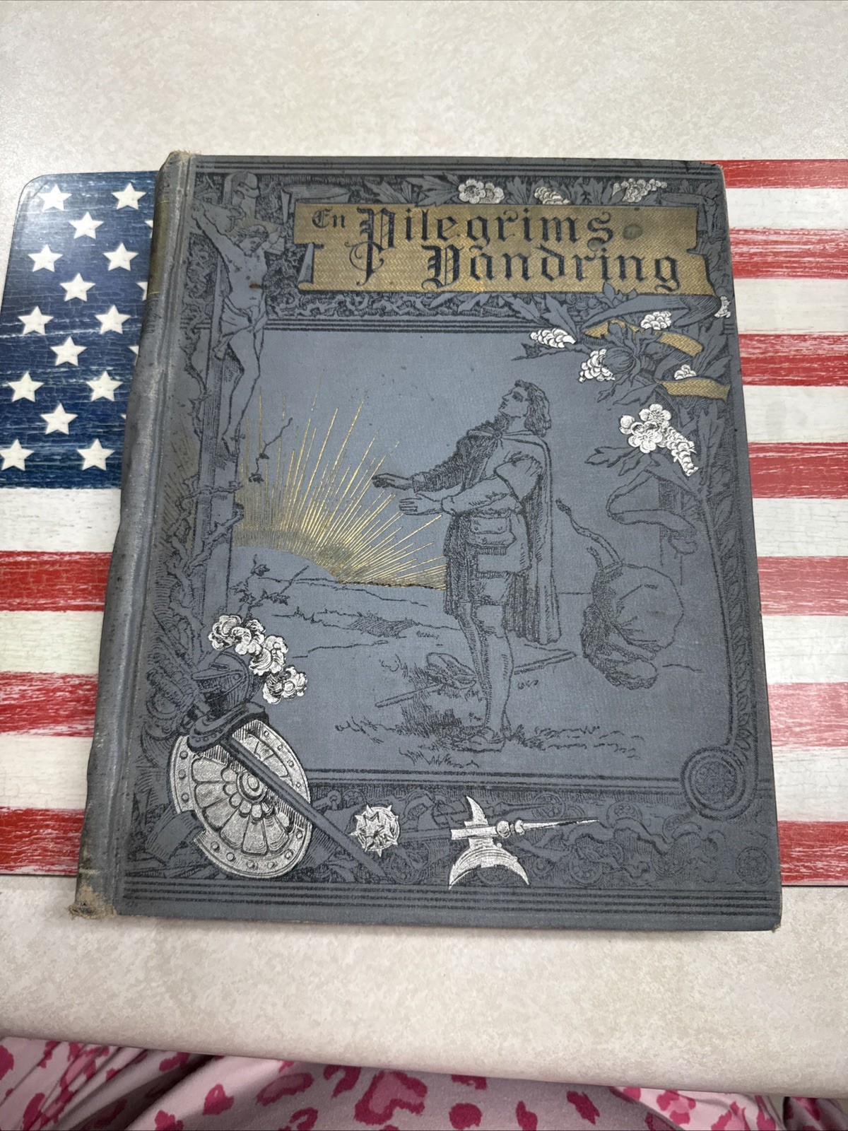 RARE Antique 1890 The Pilgrim’s Progress By John Bunyan nice condition