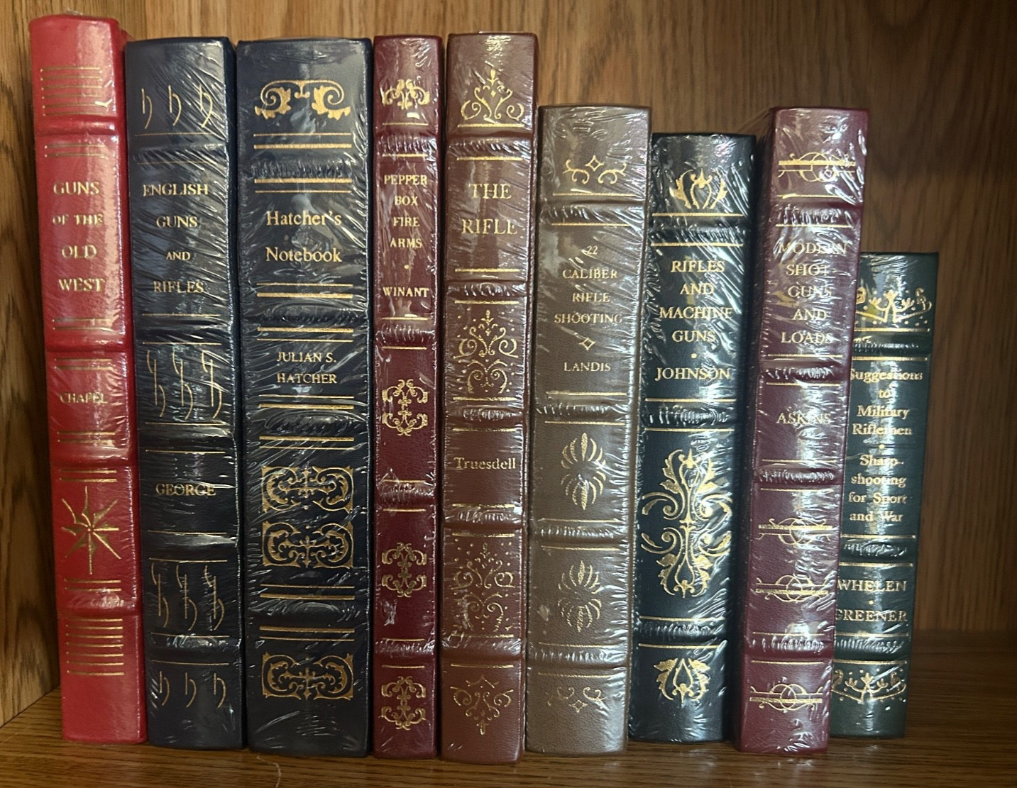 Firearms Classics Library, 9 Books, All New, Still In Plastic, Rare Vols