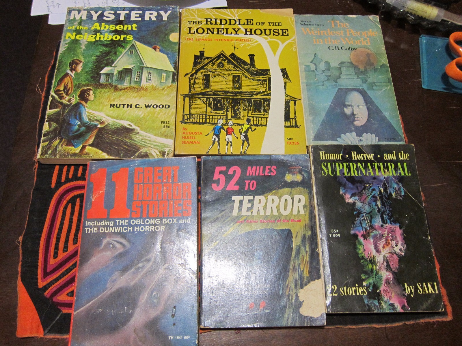 6 Classic Horror Mystery CAMPFIRE BOOKS 1968 Camping Scouts Summer Camp etc