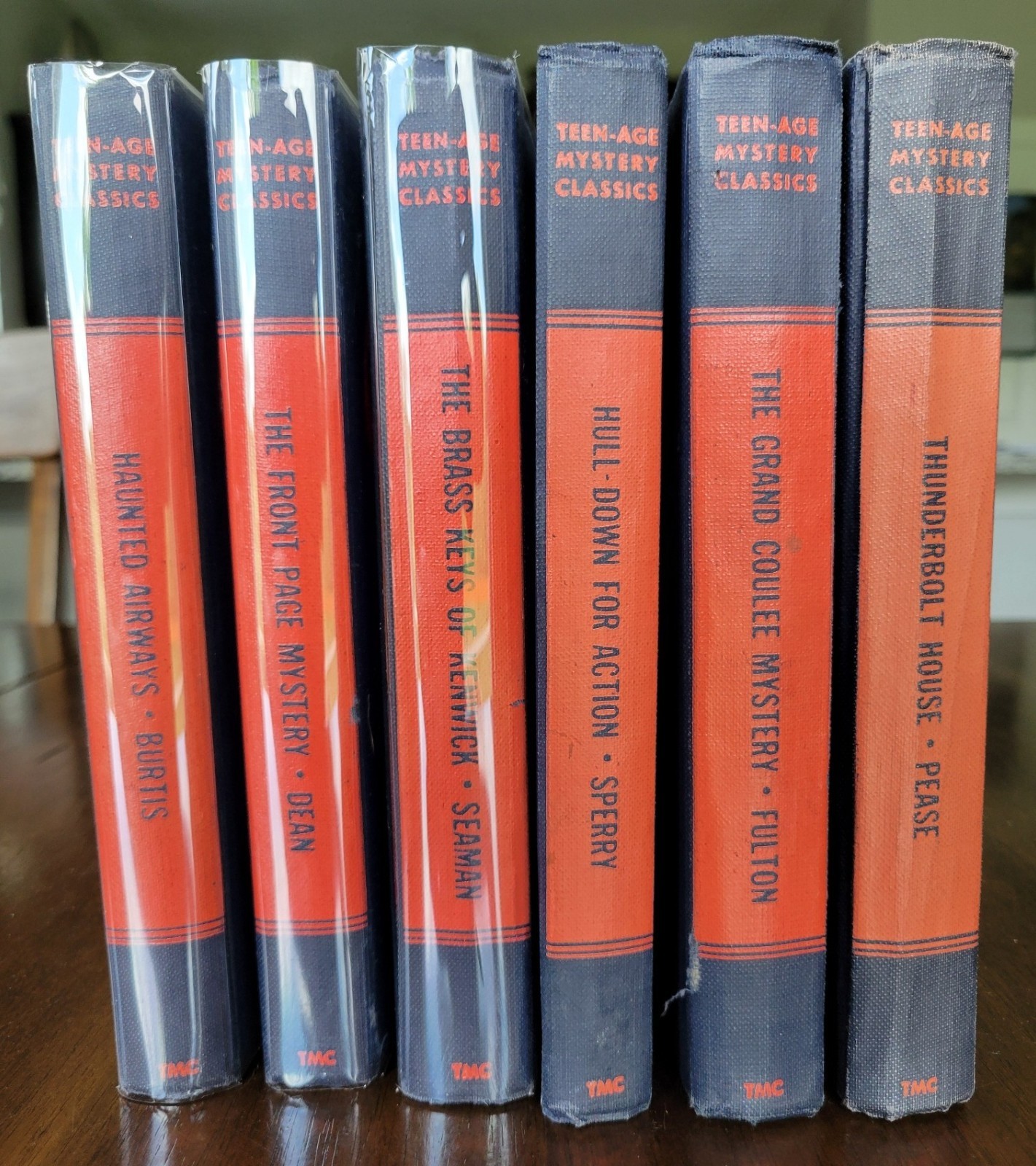 Lot of 6 HCs Teen-Age Mystery Classics 1930-1945 – Mystery/Action/SF/Adventure