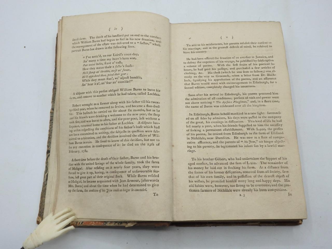 1801 POEMS Chiefly In The SCOTTISH DIALECT by Robert Burns
