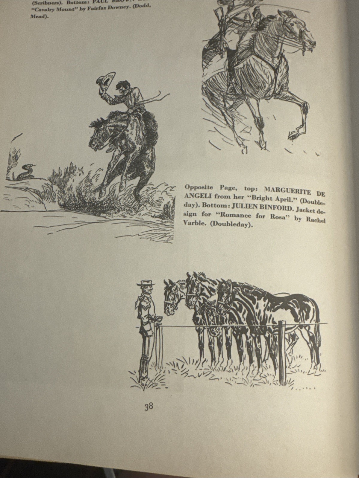 A Treasury of American book illustrators by Pitz. Reference. HB DJ 1947 1st ed