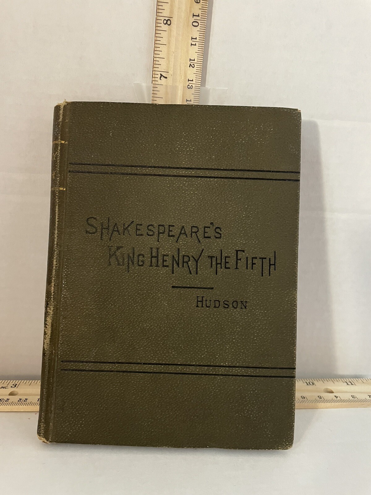 SHAKESPEARE’S KING HENRY the FIFTH BY REV.HENRY N. HUDSON LLD 1887