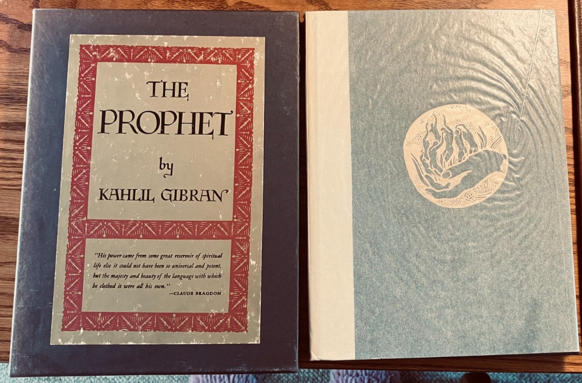 The Prophet by Khalil Gibran Box Set 1985 Hardcover Knopf Illustrated Case