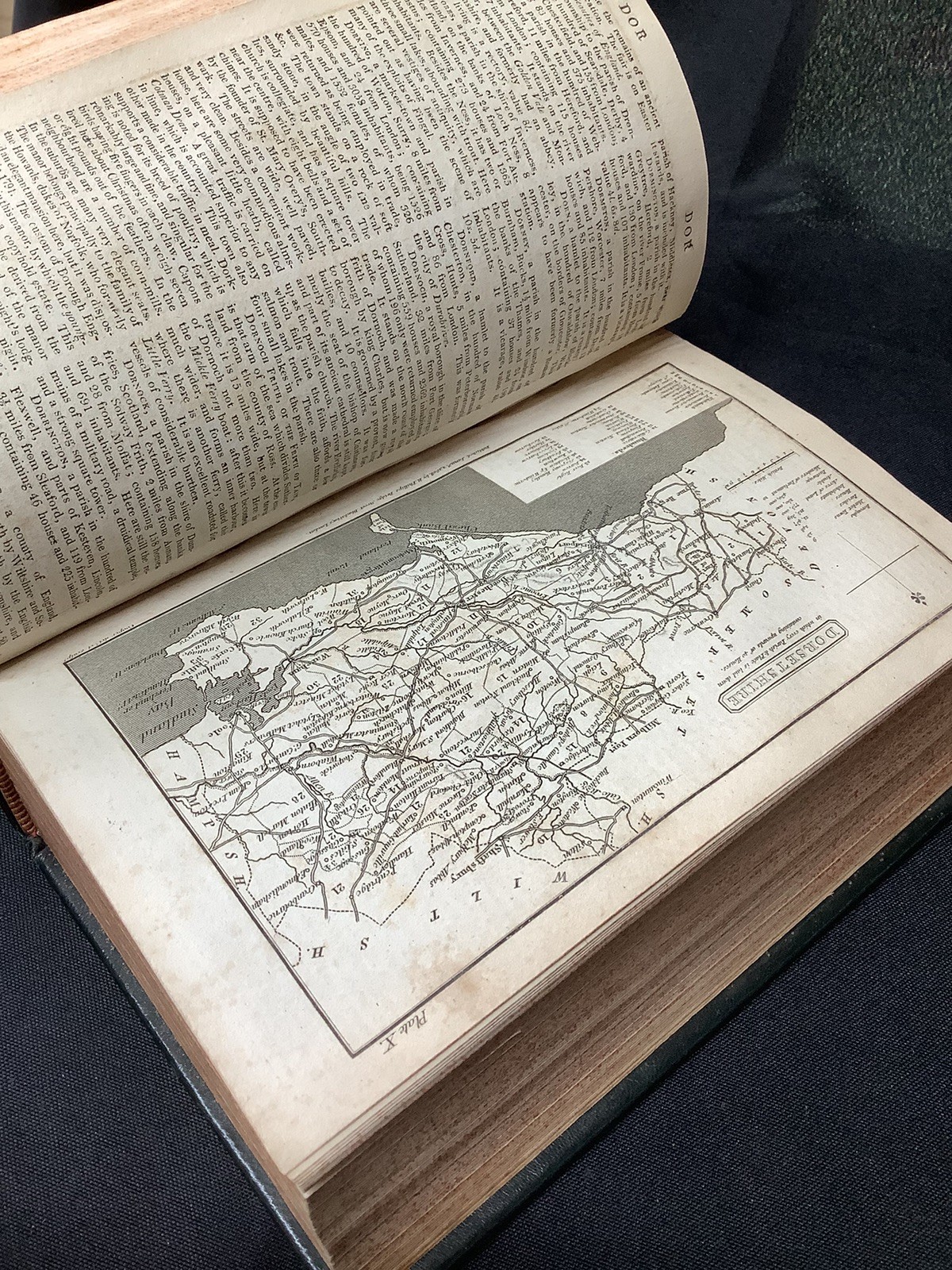 1808 46 Maps Topographical Dictionary Of United Kingdom By Capper HB