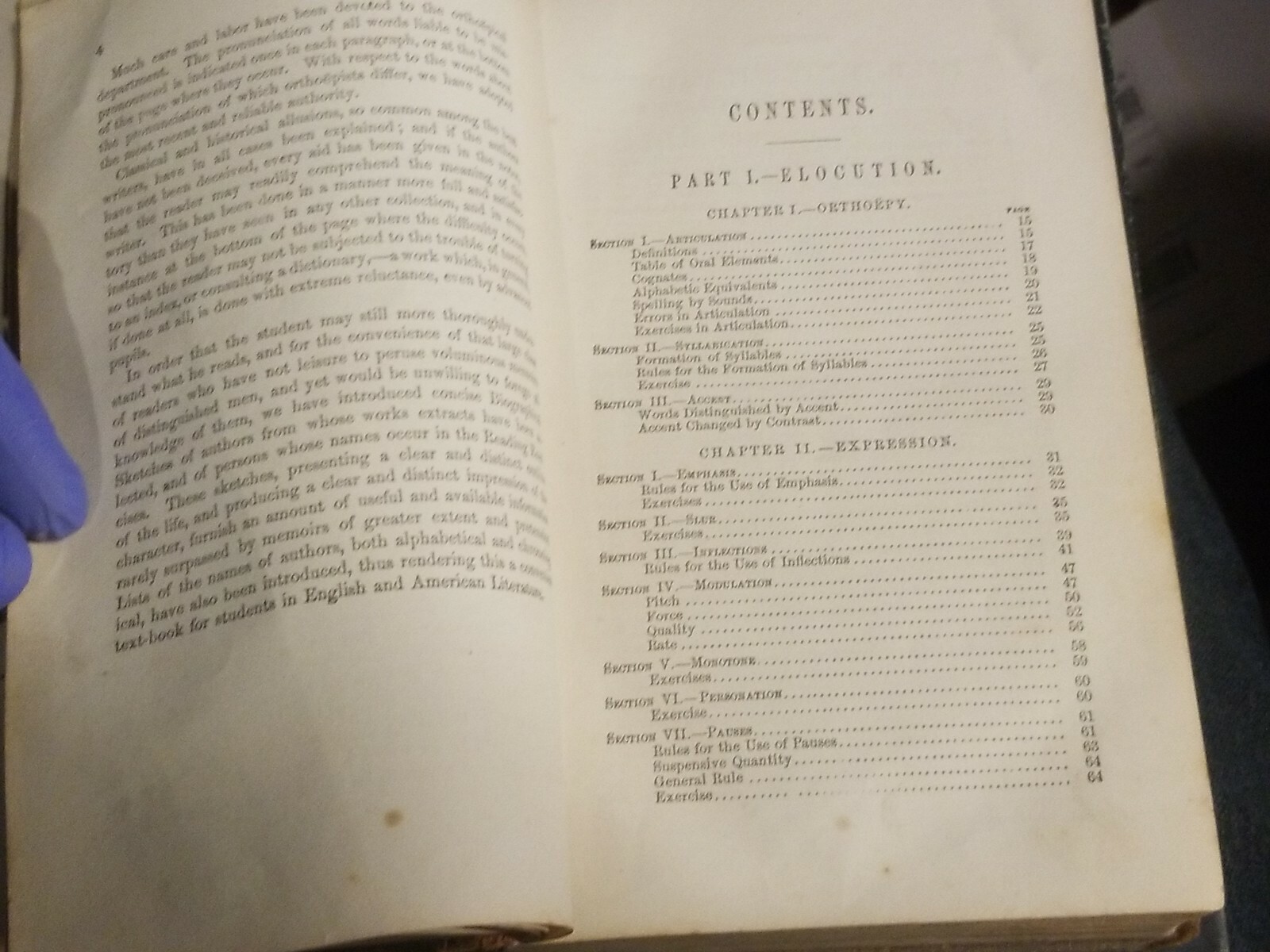 Antique 1863 A. S. Barnes & Burr Hardcover The National Fifth Reader