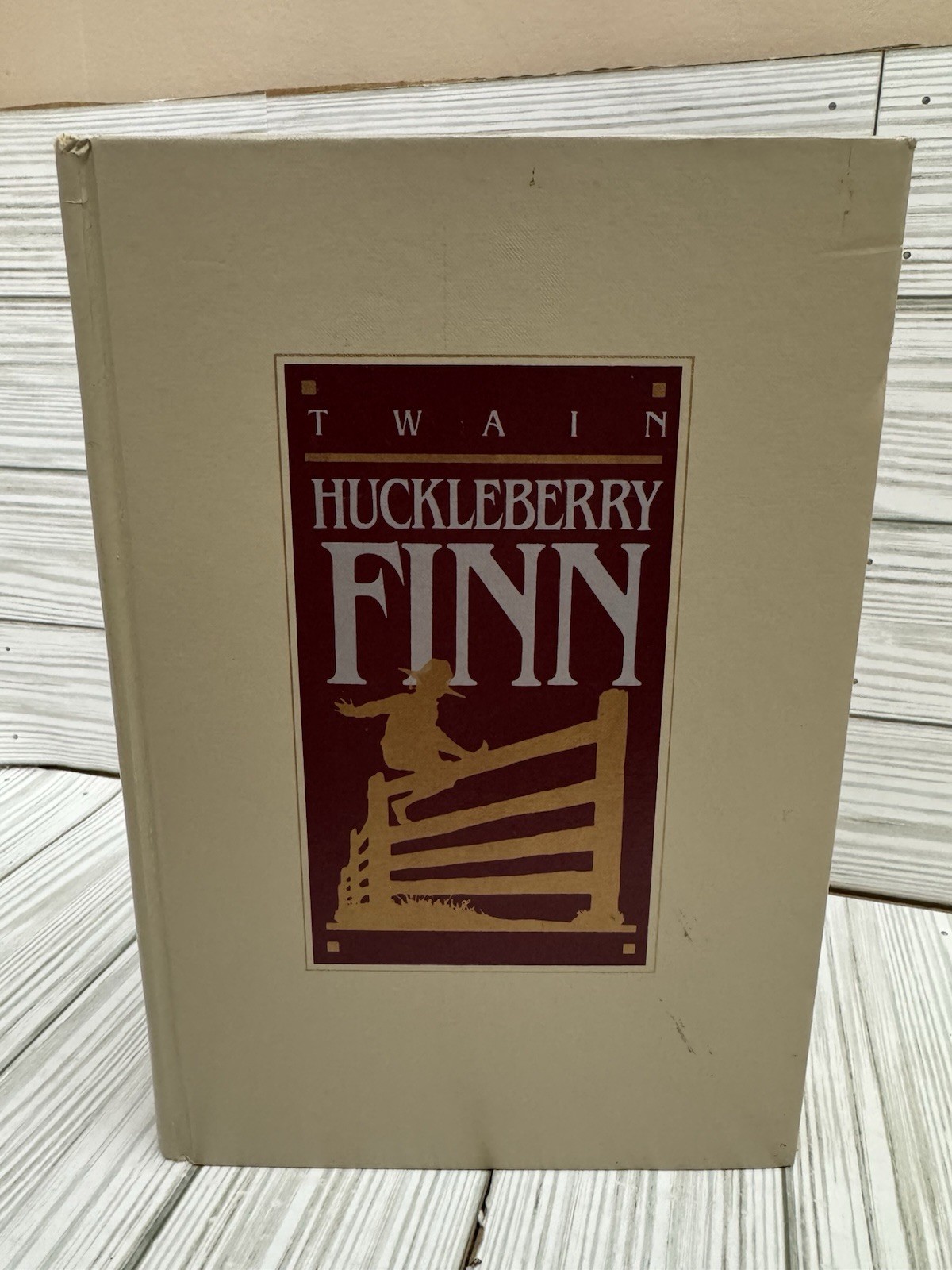 Huckleberry Finn Mark Twain HC Grolier World’s Great Classics Gold Edge
