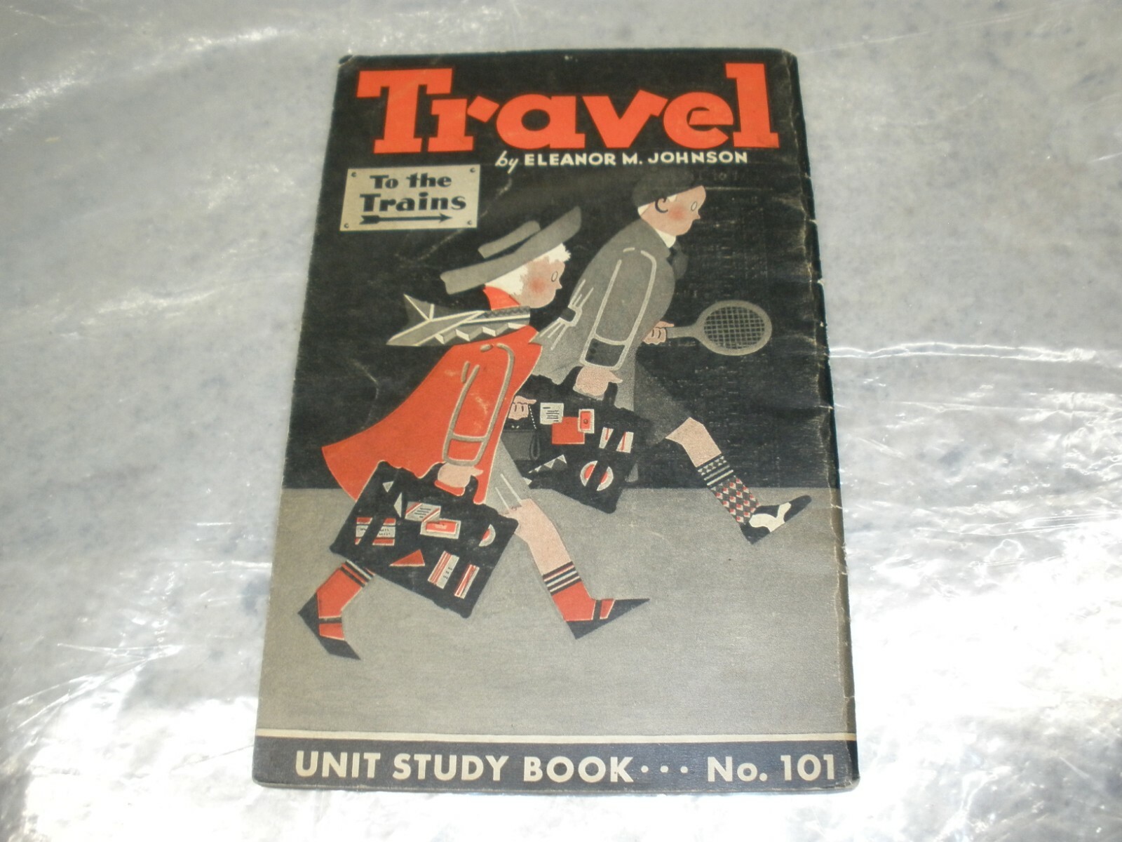 Travel by Eleanor M Johnson Unit Study Book #101 PB 1936 (D9)