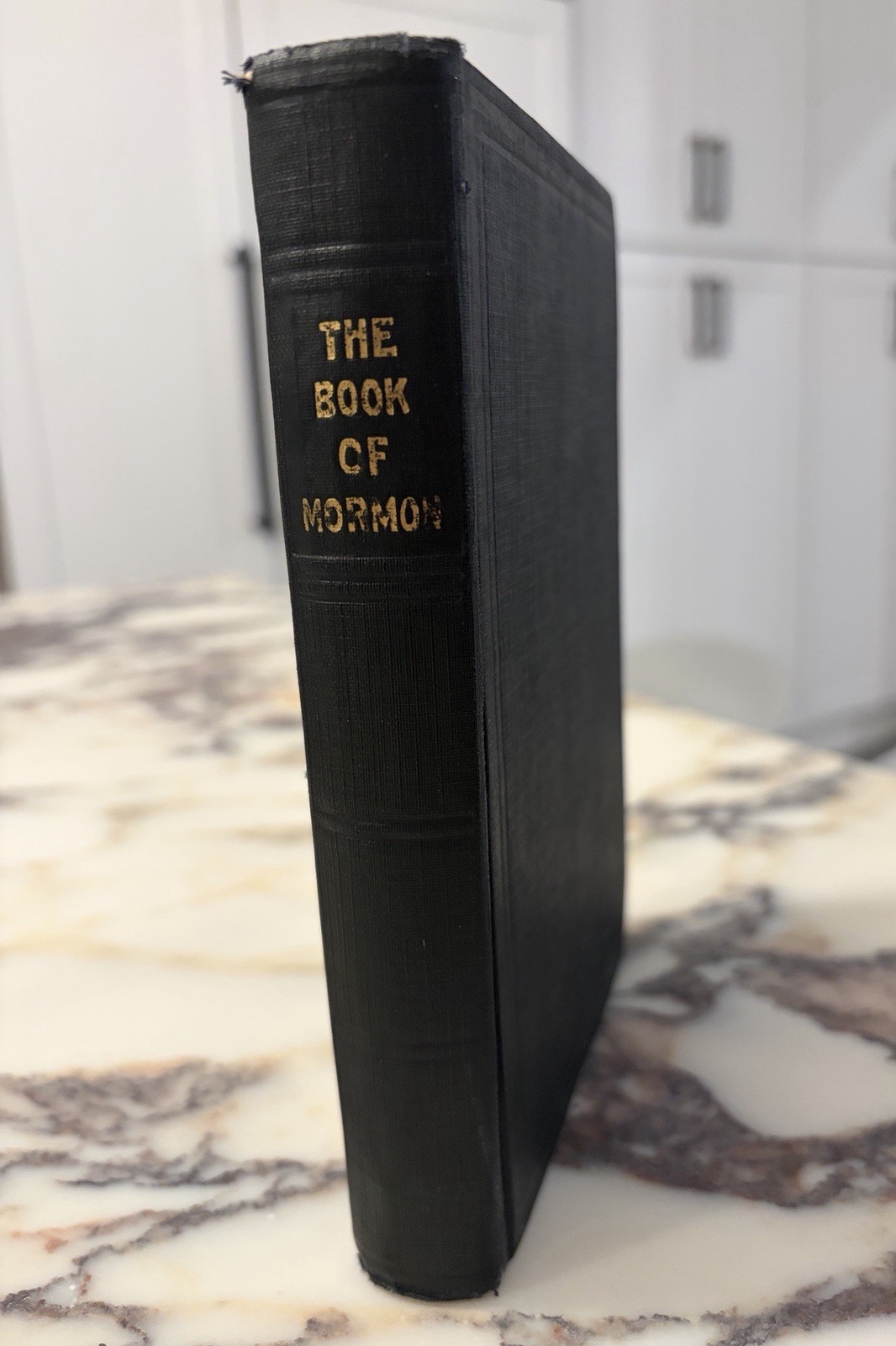 1920 Book of Mormon Double Column LDS Heber J. Grant Hardcover PRINTER’S ERROR