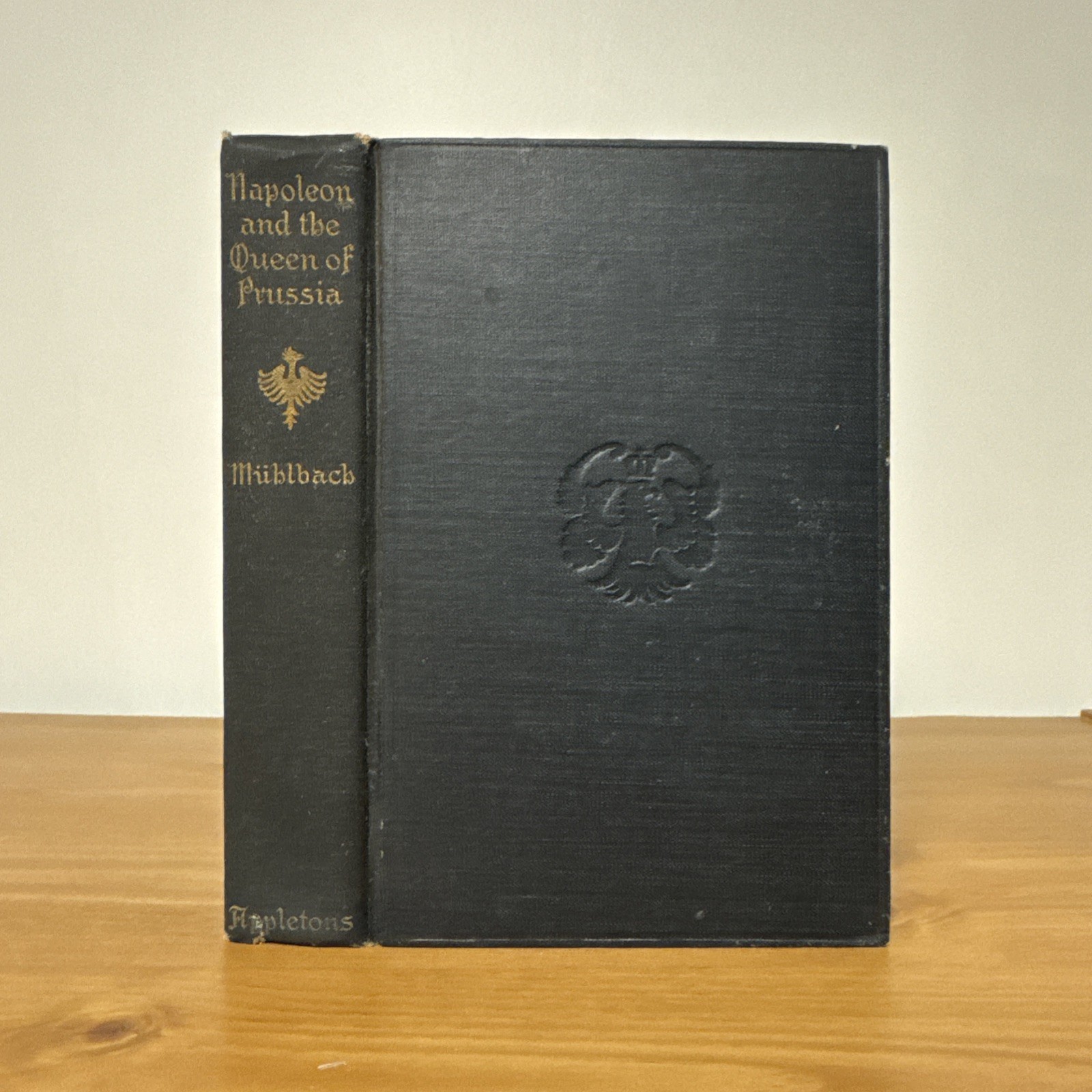 old 1904 Napoleon and the Queen of Prussia by L. Muhlbach book -Illustrated