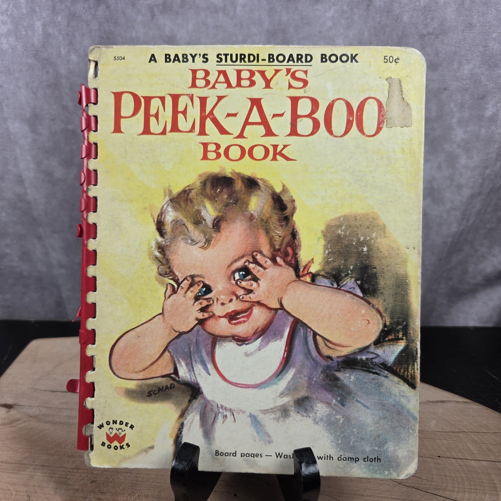 Wonder Books Baby’s Peek-A-Boo & Finger Games Sturdi-Board Spiral Children’s
