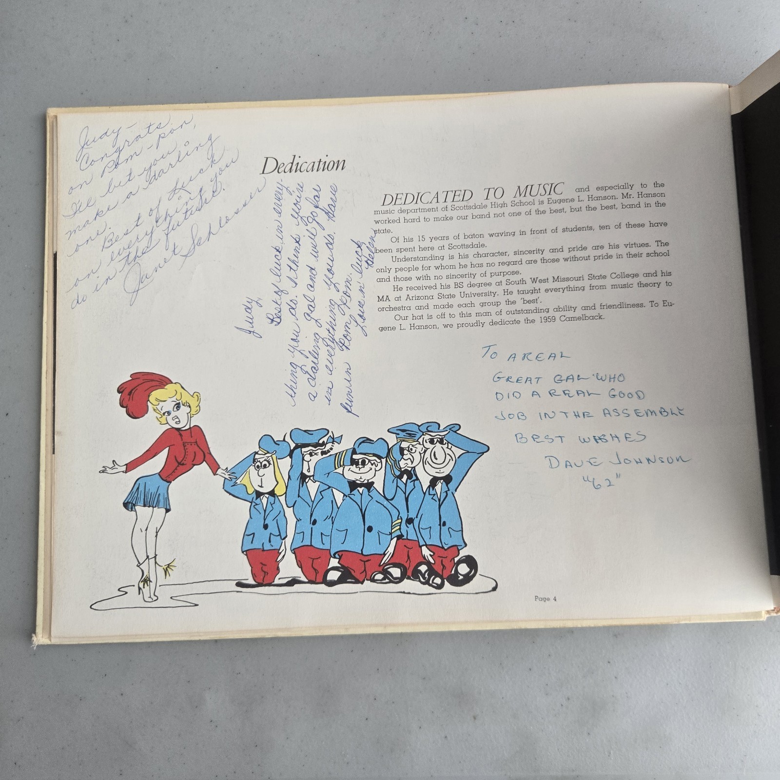 Scottsdale Camelback 1959 Highschool Yearbook Phoenix Arizona