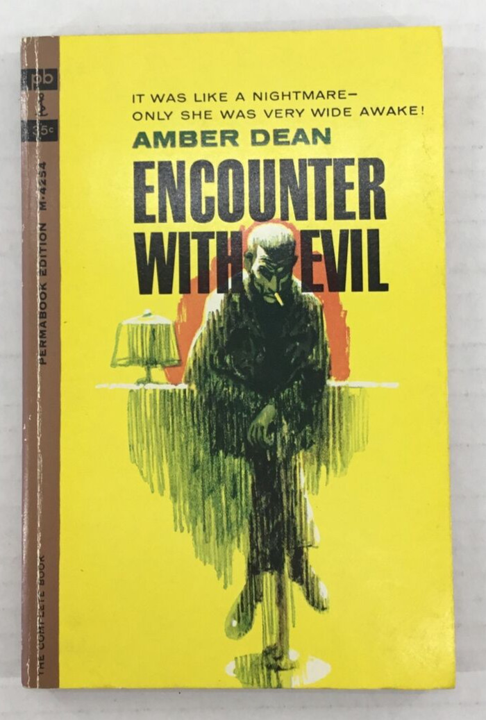 Pocket Books Permabook M4254 ENCOUNTER WITH EVIL 1962 Paperback Amber Dean
