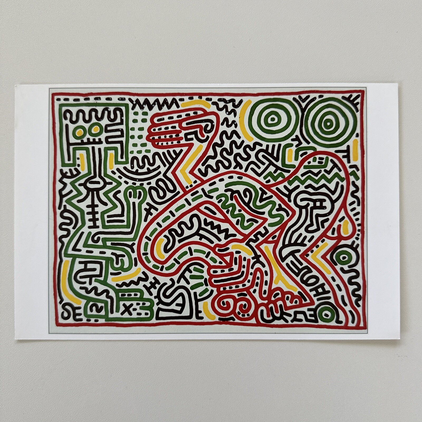 1984 Keith Haring Season’s Greetings Card – Tony Shafrazi