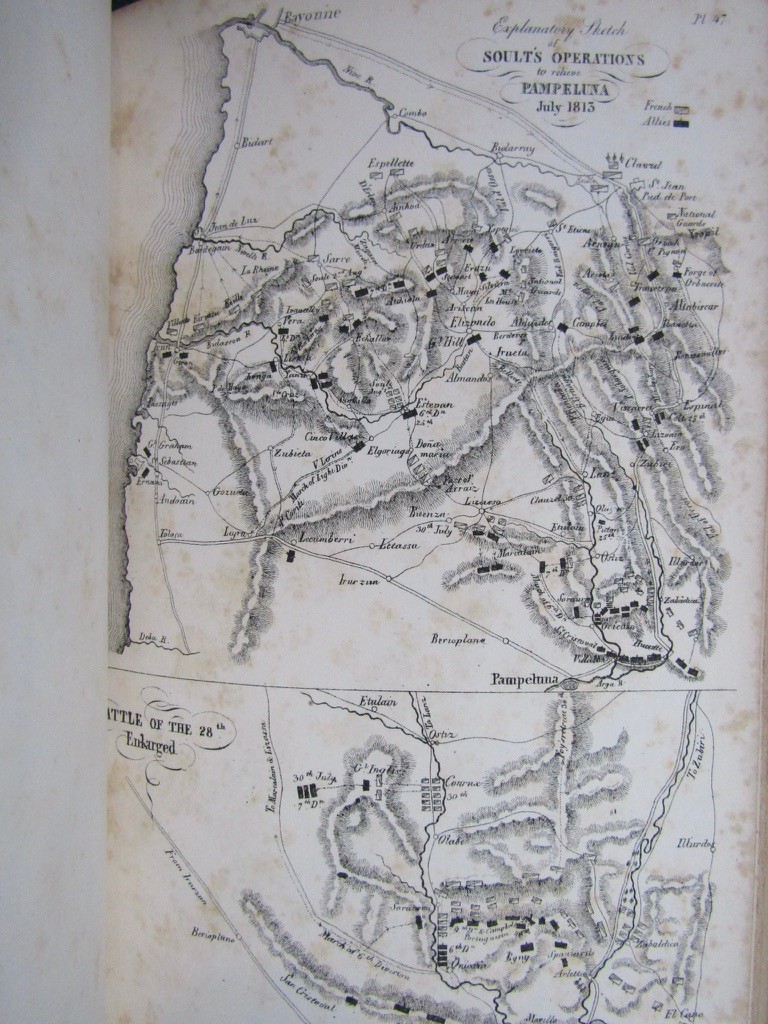 1842 Napier HISTORY OF THE WAR IN THE PENINSUA AND SOUTH FRANCE Rare 5 Vols MAPS