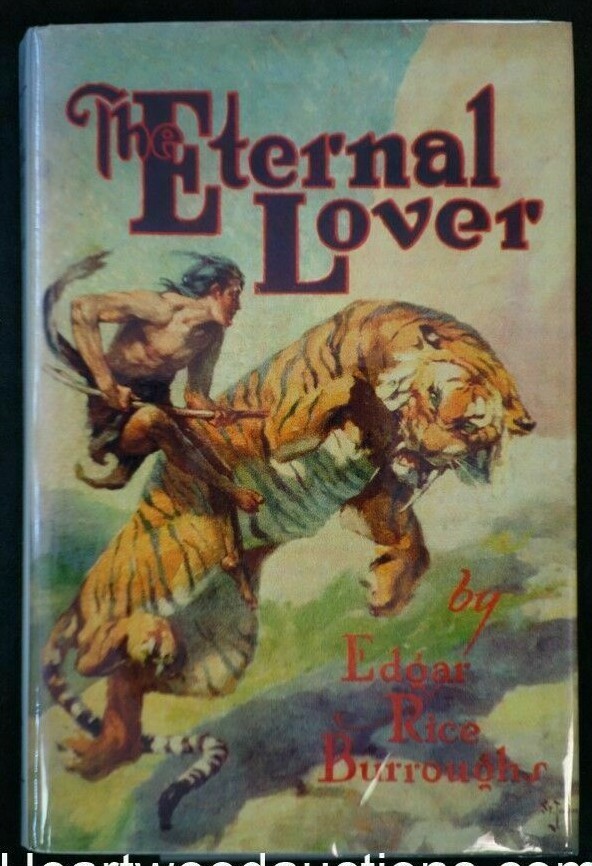 The Eternal Lover by Edgar Rice Burroughs First, Fax DJ, J. Allen St. John Art
