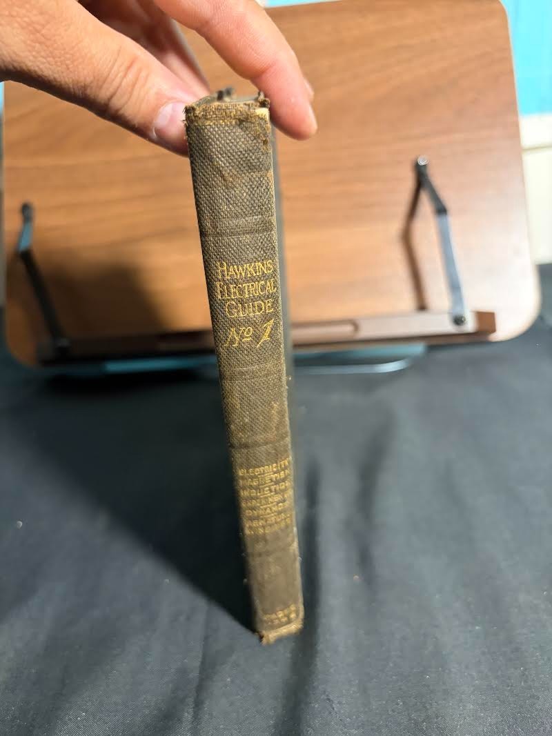 Antique Hawkins Electrical Guide No 1 1923 Impression Theo Audel Illustrated