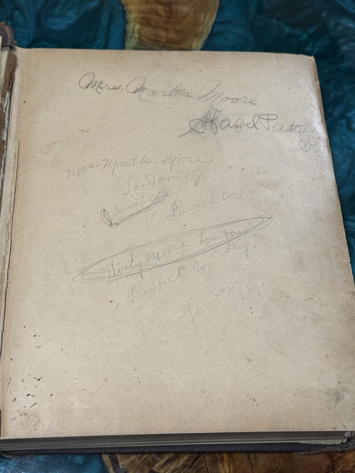 1903 A.J. Holman’s Self Pronouncing Edition Tooled Leather Holy Bible