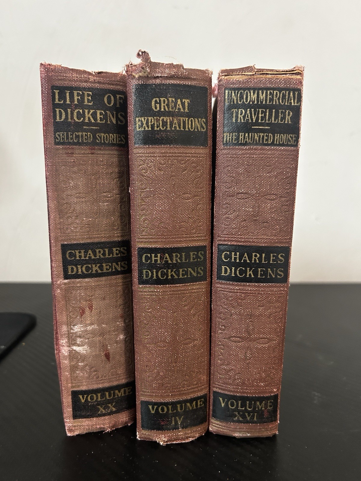 Charles Dickens Cloth Hardcover: Great Expectations & More Vols XX, IV, XVI