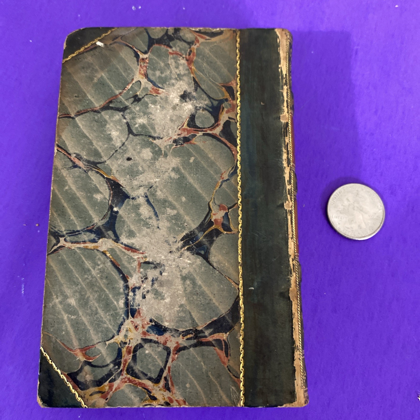 1826 Percy Anecdotes Vol VI Science Literature Banks Nichols Leather Book