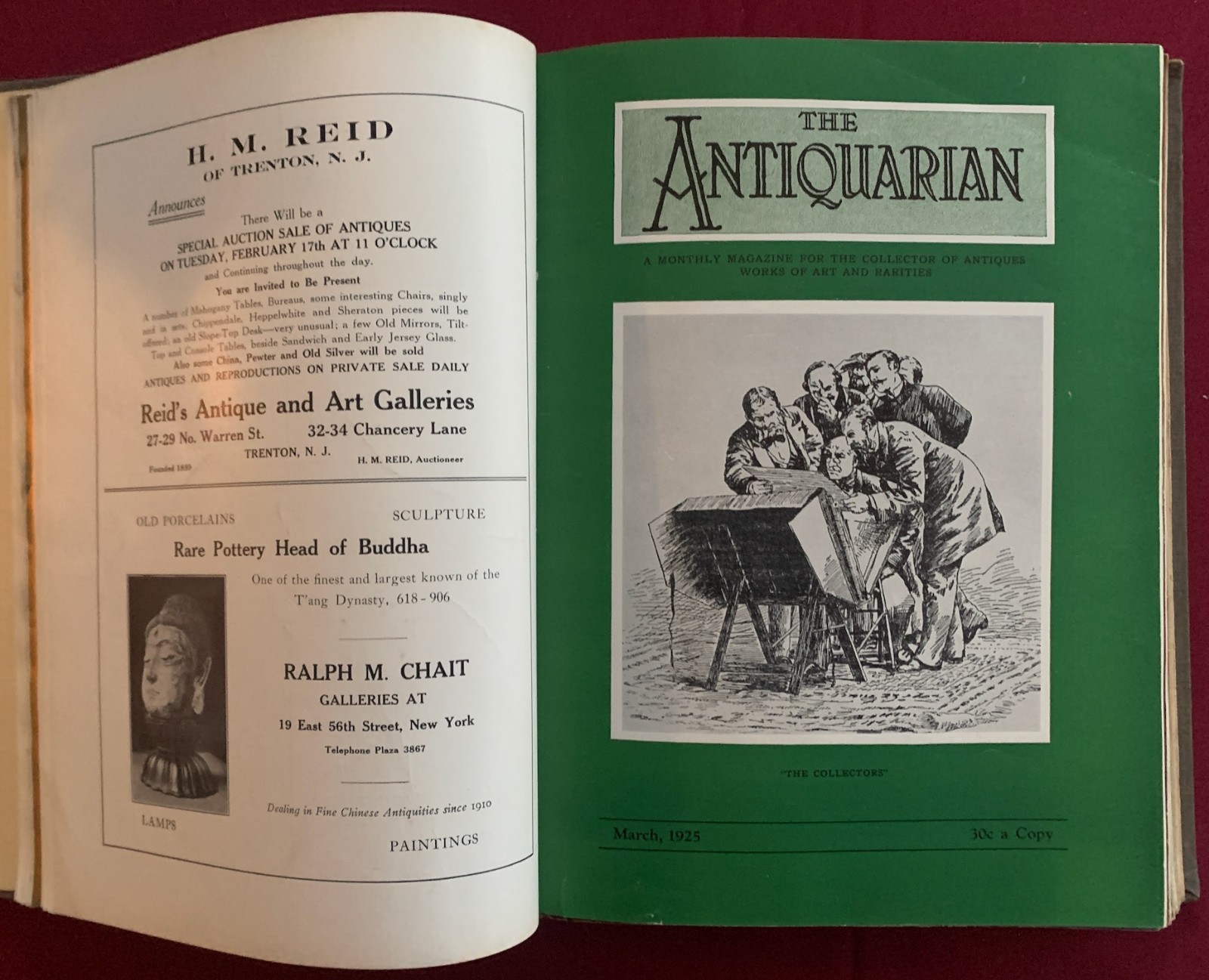 The Antiquarian Magazine for the Collector of Antiques – January-December 1925
