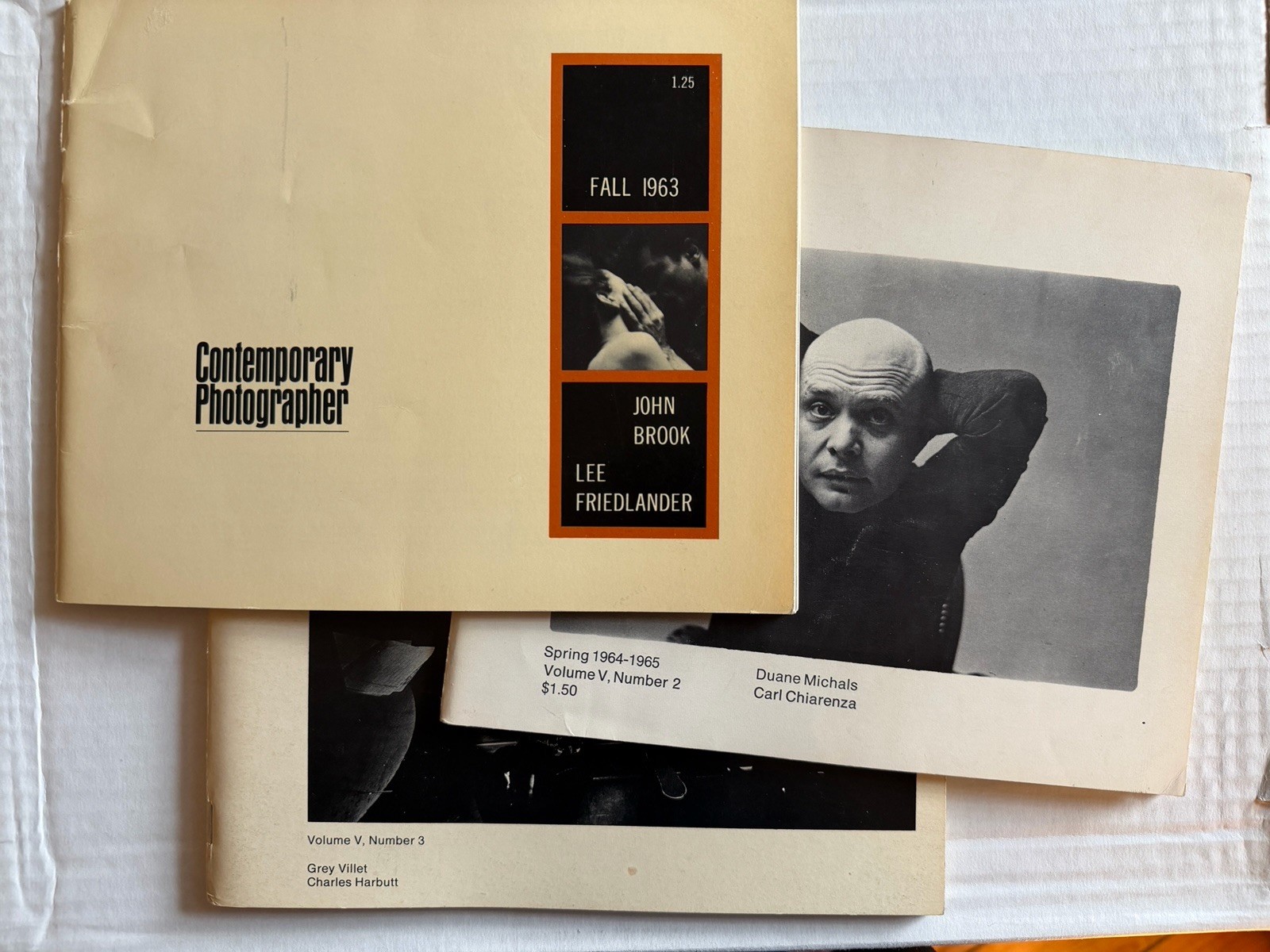 CONTEMPORARY PHOTOGRAPHER Magazine Lot – Lee Friedlander, Duane Michals, Others