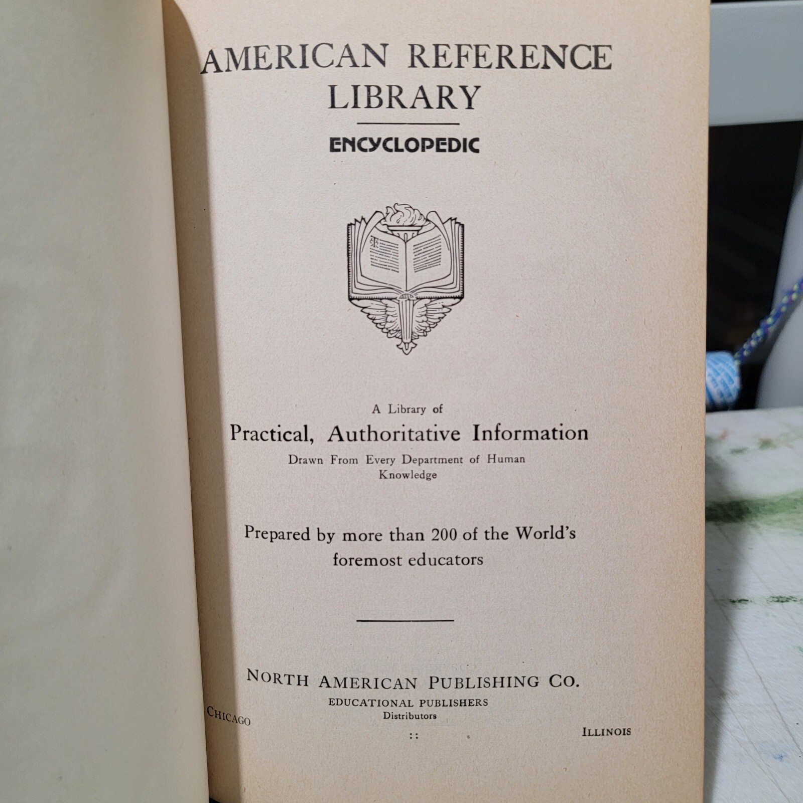 American Reference Library Encyclopedic Vol 4 Practical Authoritative Knowledge