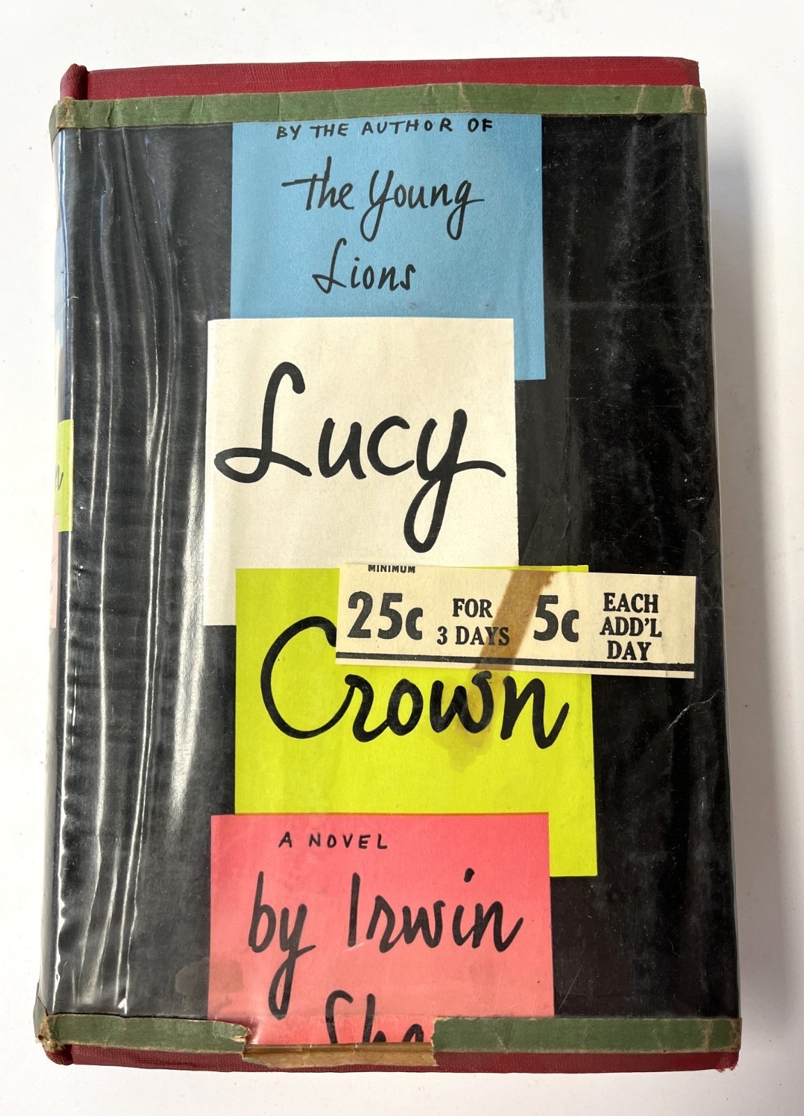 Lucy Crown by Irwin Shaw First Edition First Printing 1956 w Dust Jacket